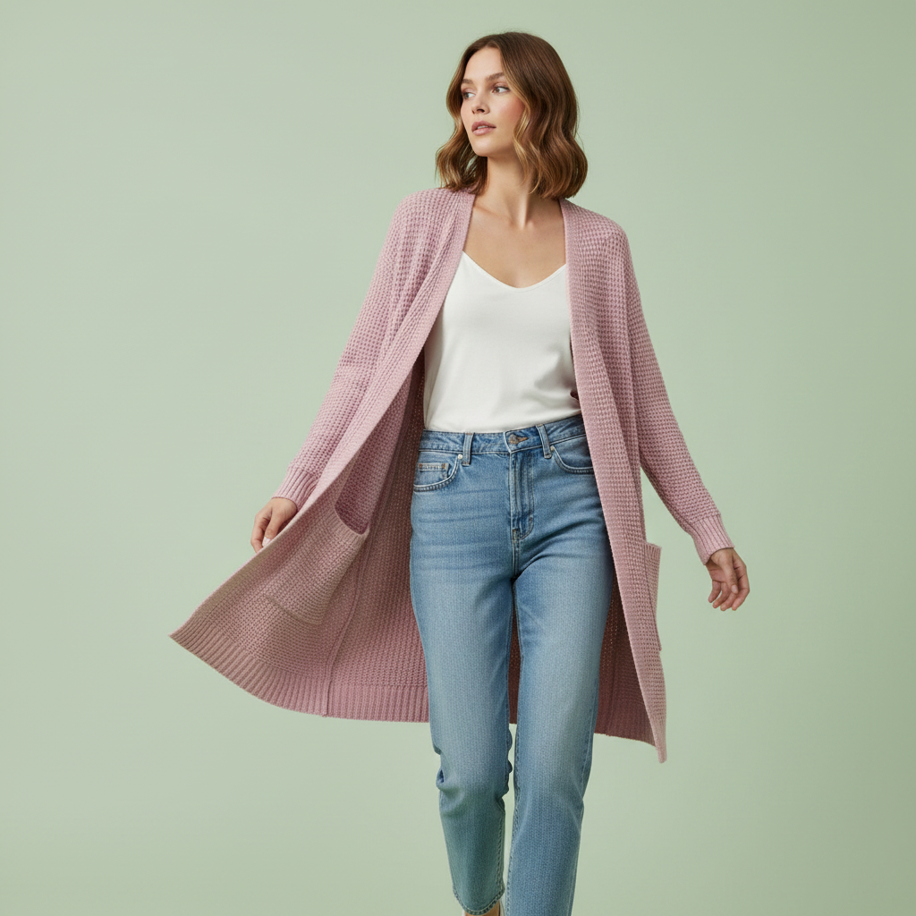 Elegant Women's Cardigan | Versatile Black Cardigan Sweater