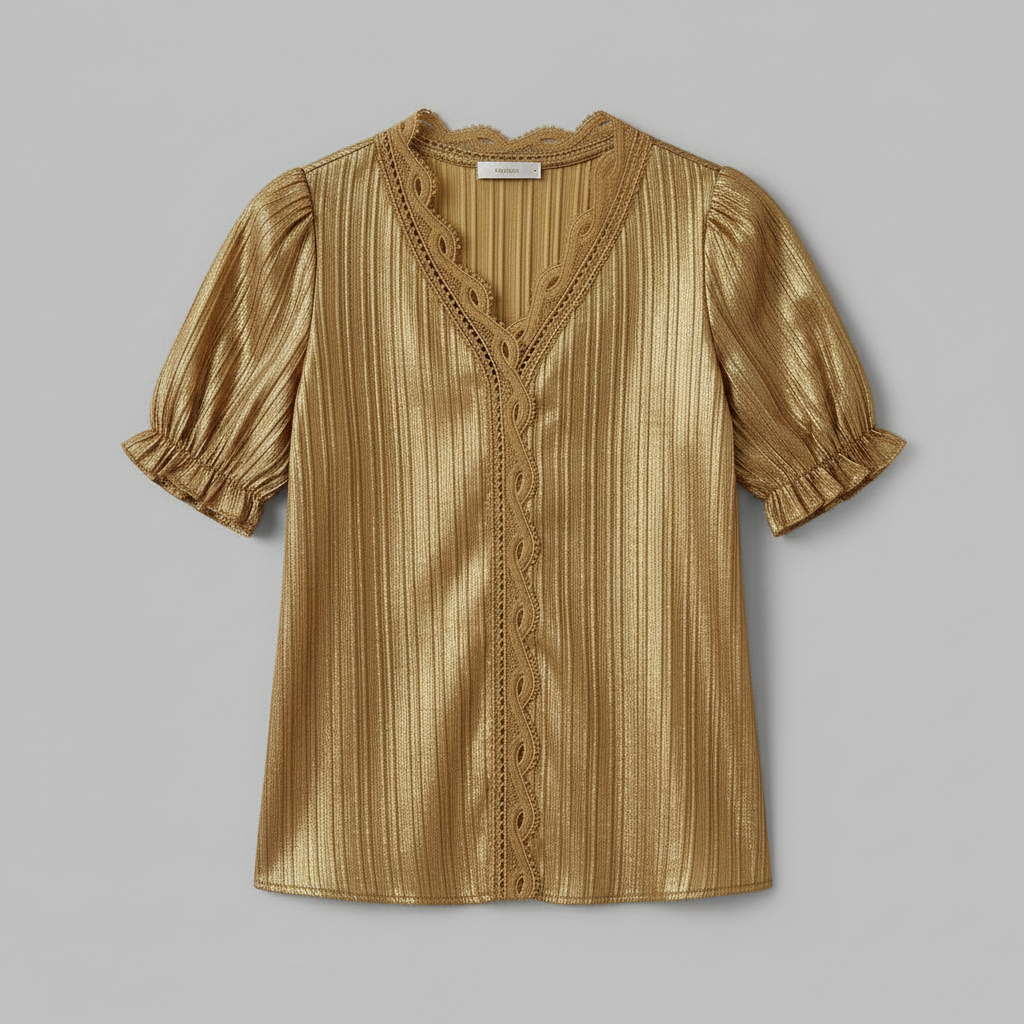 Elegant Puff Sleeve Blouse | Women's Summer Tops