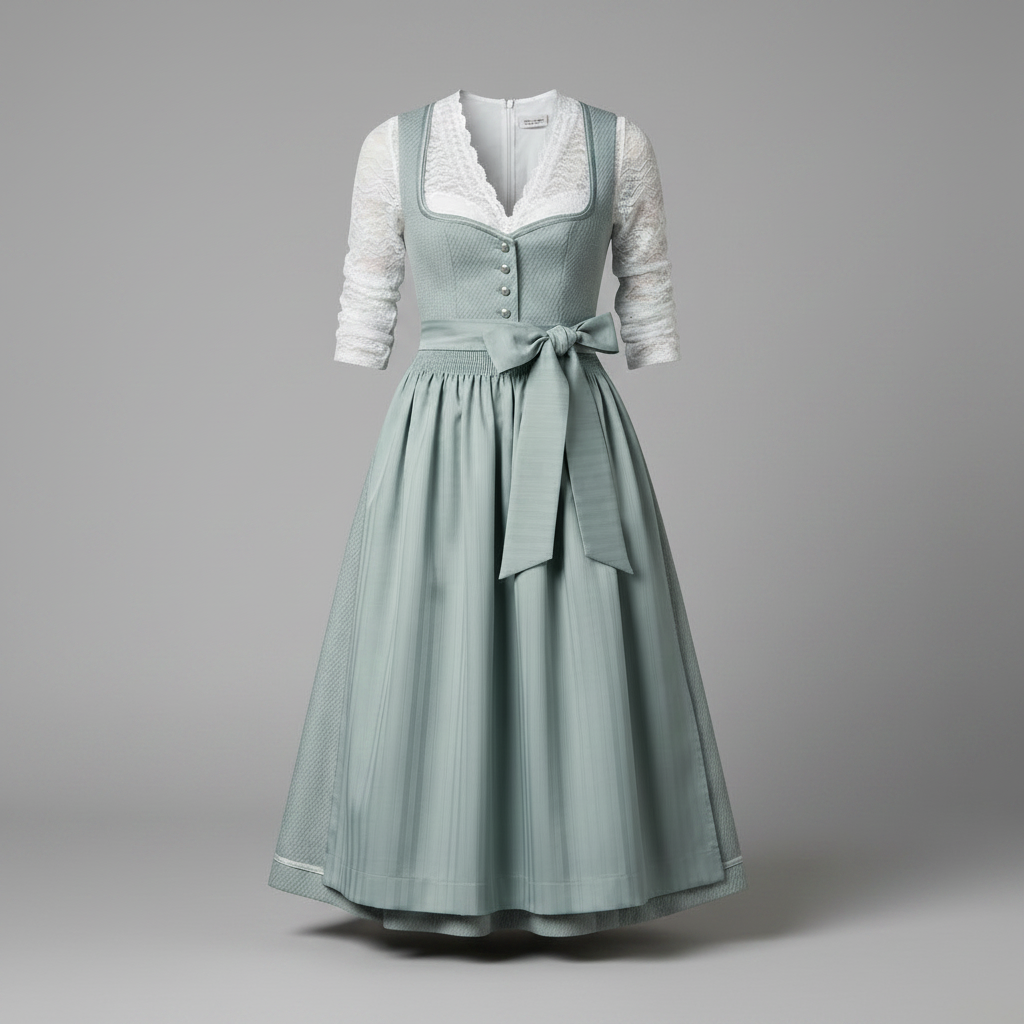 Elegant Dirndl Dress | Women's Oktoberfest Costume Outfit