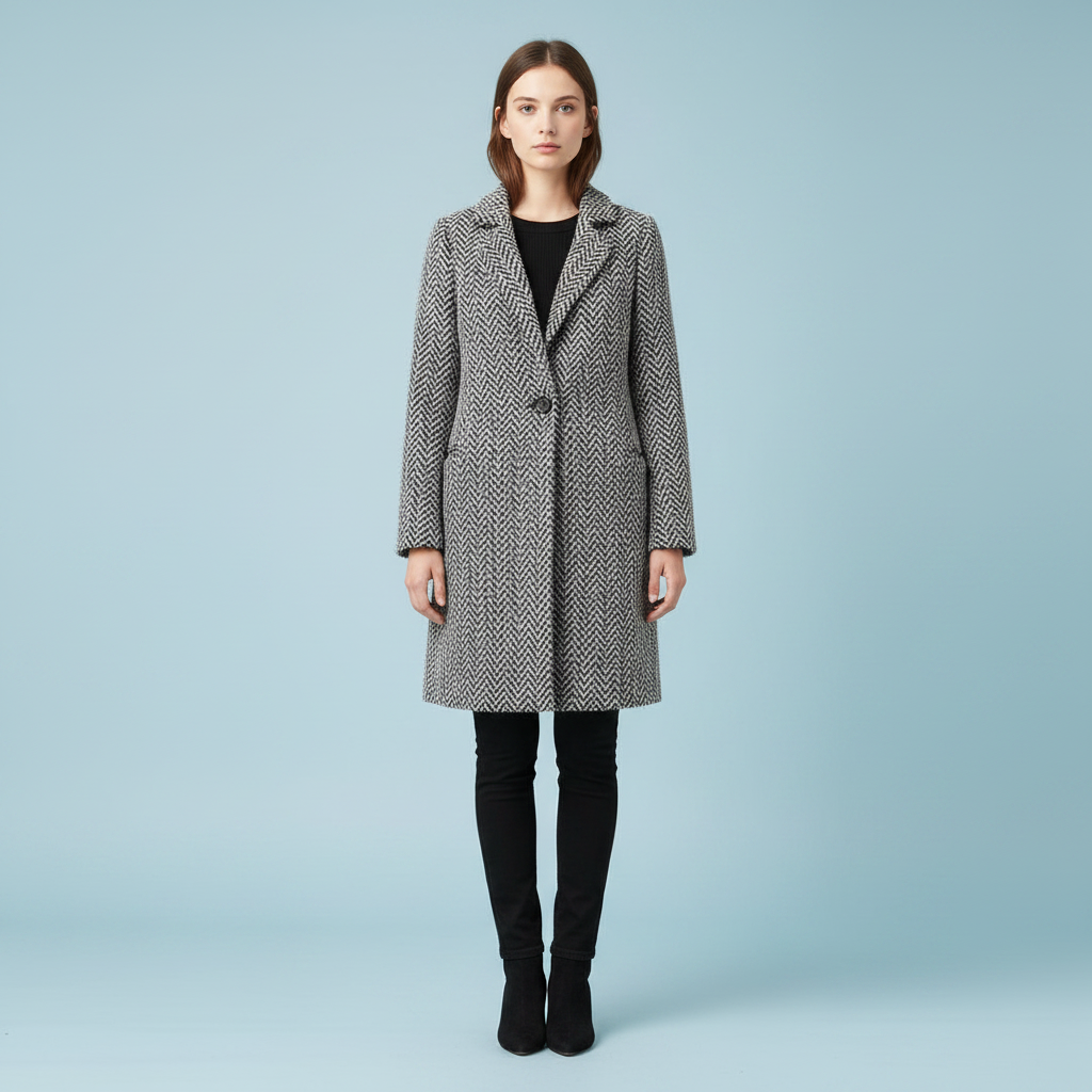 Elegant Wool Coat | Women's Long Winter Coat