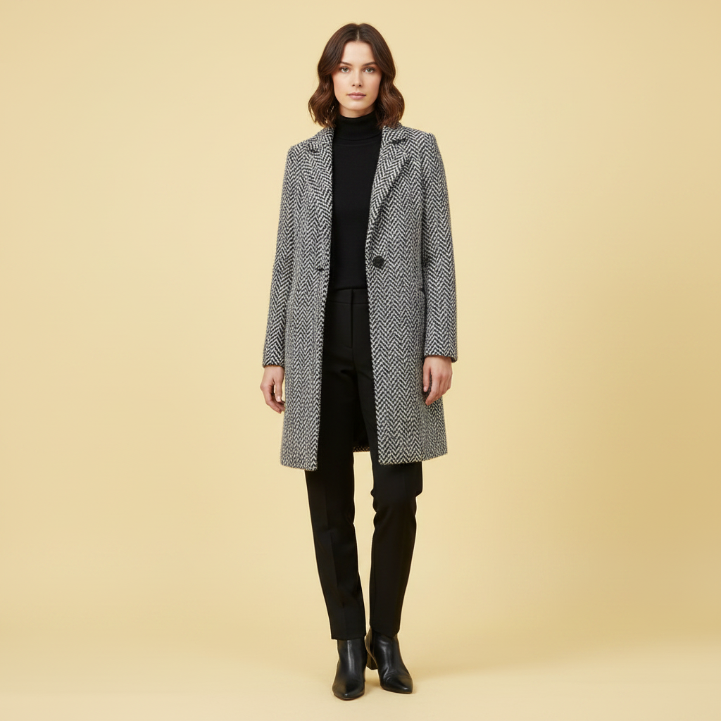 Elegant Wool Coat | Women's Long Winter Coat