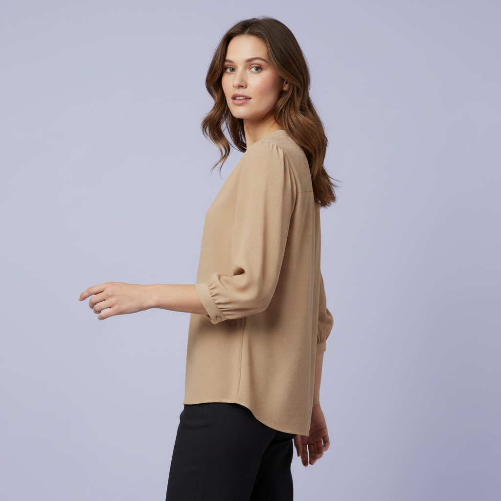 Silk Patchwork Blouse | Women's Versatile Summer Top