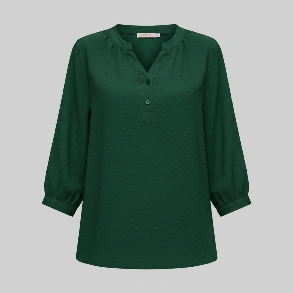 Silk Patchwork Blouse | Women's Versatile Summer Top