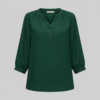Silk Patchwork Blouse | Women's Versatile Summer Top