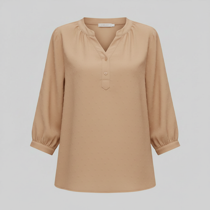 Silk Patchwork Blouse | Women's Versatile Summer Top