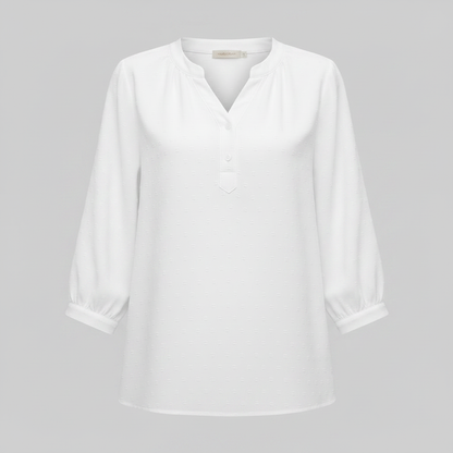 Silk Patchwork Blouse | Women's Versatile Summer Top